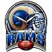 NFL St. Louis Rams High Definition Clock
