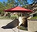 Formosa Covers 9ft Umbrella Replacement Canopy 8 Ribs in Brick Red (Canopy Only)