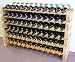 Tools & Hardware : 72 Bottles Modular Hardwood Wine Rack (10 bottles x 6 shelves)
