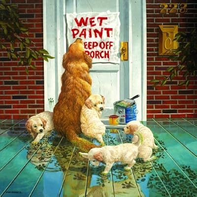 Wet Paint 1000pc Jigsaw Puzzle by Don Crook