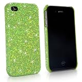 BoxWave Glamour & Glitz iPhone 4 Case - Slim Snap-On Glitter Case, Fun Colorful Sparkle Case for your iPhone! - iPhone 4S / 4 Cases and Covers (Gecko Green)