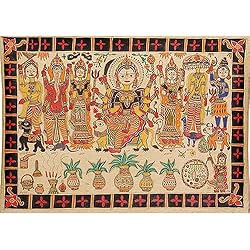 Madhubani Art Home Decor Organic Color Paper
