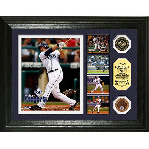 Highland Mint Tampa Bay Rays Evan Longoria Highlight Collection Photo Mint