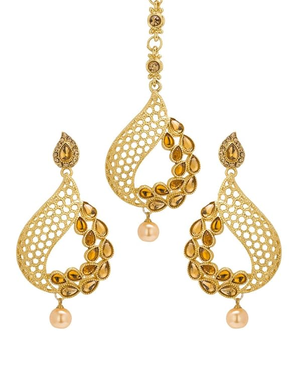 Bindhani Women S Indian Style Maang Tika Headpiece Bollywood