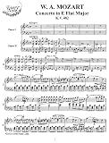 Mozart Piano Concerto in E flat Major, K.482: Instantly download and print sheet music