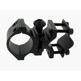 Flashlight and Laser Sight Mount with Barrel Adapter by 