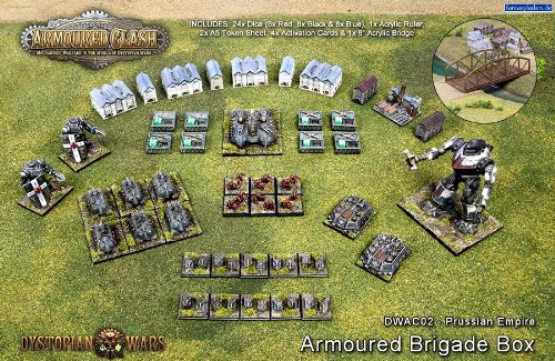 Dystopian Wars: Prussian Empire Armored Brigade Box