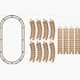 NameTrain Oval Track Set
