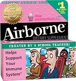 Airborne Effervescent Health Formula Tablets, Pink Grapefruit, 10-Count Tubes (Pack of 3)