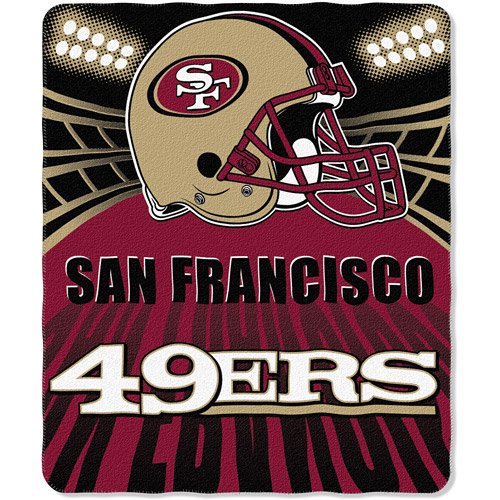 Northwest San Francisco 49ers 50 inch x 60 inch Micro-Raschel Printed Throw