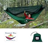 New Improved - Hammock Bliss - No-See-Um No More Hammock - The Best Bug Free Hammock- Keeps The Bugs Out While Your Relax In Comfort - Great For Camping, Backpacking, Kayaking & Travel - 100