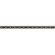 Mitutoyo Steel Rule, Black Chrome Finish Tempered Stainless Steel