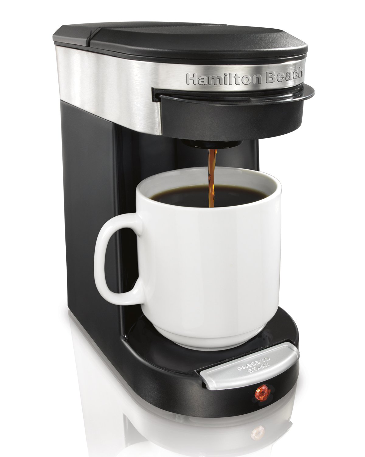 NEW! Fresh Coffee Maker 1 Cup Brewer by Hamilton Beach Fast Easy Clean