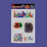 Combo Clips, 192 Count, Red/Green/Blue/White/Purple, Sold as 1 pack