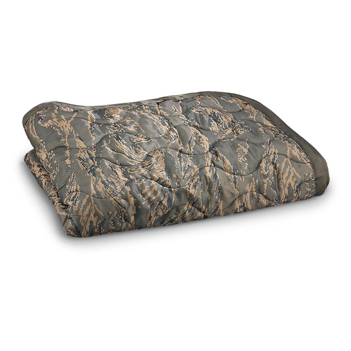 Military Style Poncho Liner Blanket Woobie ABU Tiger Stripe Air Force Camo eBay