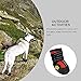 Uarter Waterproof Pet Boots for Large Dogs Labrador Husky Shoes 4 Pcs in Size 6 Red
