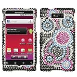 Rhinestones Protector Case for Motorola Triumph WX435, Bubble Full Diamond