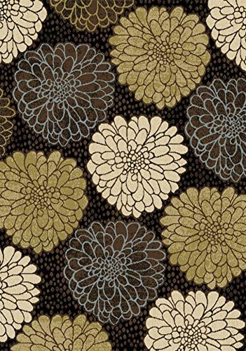 Home Dynamix HD962 Optimum Collection Modern Contemporary Area Rug, 7-Feet 8-Inch by 10-Feet 4-Inch, Black
