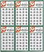 (Silver) 24 pairs x 6 sheet number 000 6mm white Ishizaki Press No. 500 Snap (japan import)