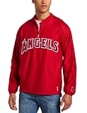 MLB Mens Los Angeles Angels Of Anaheim  1/4 Zip V-Neck Gamer Jacket