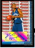 2005 Bowman Hakim Warrick Rookie Autograph Card