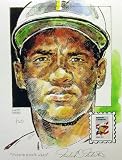 Roberto Clemente Pittsburgh Pirates Puerto Rican Stamp By Michael Mellett