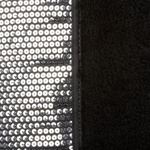 Popular Bath Caprice Black Contour Rug