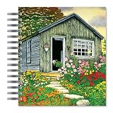 ECOeverywhere Flower Shed Picture Photo Album, 18 Pages, Holds 72 Photos, 7.75 x 8.75 Inches, Multicolored (PA12416)