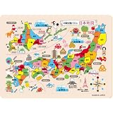 木製知育パズル 日本地図