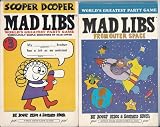 Mad Libs From Outer Space/sooper Dooper Mad Libs(2-pack)