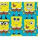 Search : SpongeBob SquarePants Treat Bags with Blue Twist Ties - 4x9.5 - Qty of 16