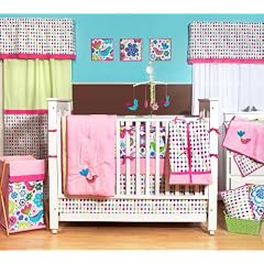 Botanical Sanctuary 10 pc Baby Girl Bedding Set by 
