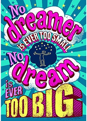 Scholastic Classroom Resources No Dreamer is Ever POP Chart (054565372X)