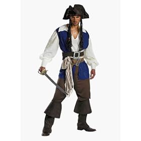 Captain Jack Sparrow Deluxe Adult Halloween Costume