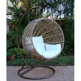 Trully - Outdoor Wicker Swing Chair - The Great Hammocks DL2004 by 