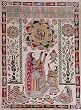 ShalinCraft Indian Art Madhubani Folk Paintings Home Decor Organic Color Paper 22" x 30"(madht308)