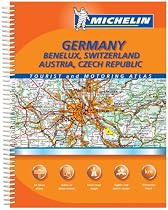 Michelin Germany: Benelux, Switzerland, Austria, Czech Republic: Tourist and Motoring Atlas (Michelin Tourist and Motoring Atlas : Germany, Austria, Benelux, Switzerland, Czech Republic (Spiral))