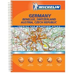 Michelin Germany/Benelux, Switzerland, Austria, Czech Republic Tourist and Motoring Atlas (Michelin Germany, Austria, Benelux, Switzerland, Czech Republic Atlas)