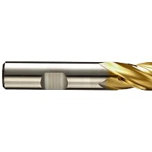 Niagara Cutter S404 High-Speed Steel End Mill, General Purpose, TiN Coated, Multi-flute, Square End
