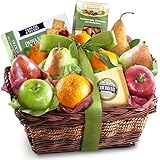 Golden State Fruit Cheese and Nuts Delight Fruit Basket