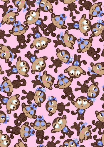 Buy Low Price Cozy SheetWorld Fitted Pack N Play (Graco Square Playard) Sheet – Monkeys Pink – Made In USA PP3636-W651