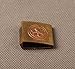 Shijian Brass Standard Habaki Engraved Lucky Leaf Pattern For Samurai Swords