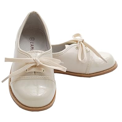Ivory toddler dress shoe