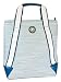 Hunting World At Ease Beige Canvas and Blue Leather Large Tote 3616BL