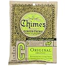 Chimes Original Ginger Chews, 5-Ounce Bags (Pack of 20)