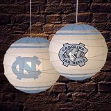 North Carolina Tar Heels - UNC 18 Inch Rice Paper Lamp NCAA College Athletics Fan Shop Sports Team Merchandise