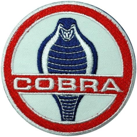 3-Pack 2.9" x 2.9"Shelby AC Cobra Ford DIY Embroidered Sew Iron on Patch