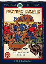Notre Dame Fighting Irish 2009 Vintage Football Program Calendar