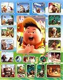 UP Disney Movie Sticker Sheet BL625 ~ boy scout Carl toy balloon Russell dog Kevin colorful flightless bird