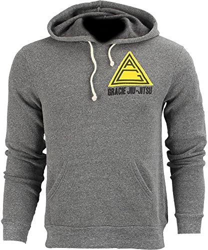 Roots of Fight Classic Academia Gracie Pullover Hoodie Grey X-Large